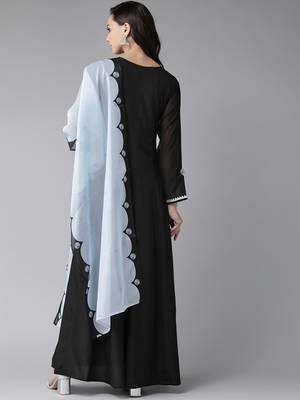 Black printed crepe ethnic-kurtis 2
