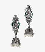 Silver Jhumkas