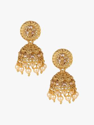 Gold Jhumkas 1
