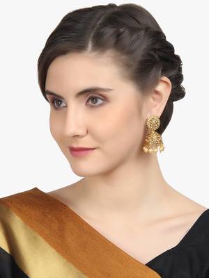 Gold Jhumkas 3
