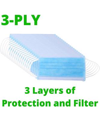36 Pcs Of Disposable Dust Face Mask With Ear Loops 4