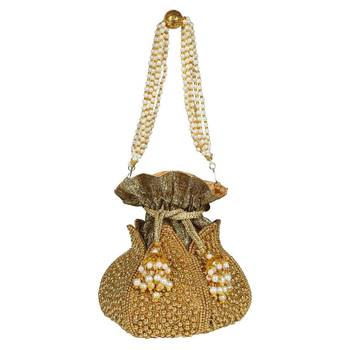 Worthyy Collections Gold Pearl with Embroidered work 3