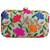 Worthyy Collections Embroidered Party Clutch Bag White