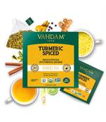 15 Tea Bags Of Turmeric Spiced Herbal Tea Tisane By Vahdam 