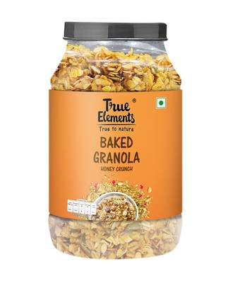 750gms Baked Granola Honey Crunch By True Elements   1