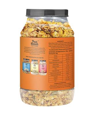 750gms Baked Granola Honey Crunch By True Elements   3