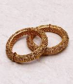 Antique Finish Temple Kada Pair