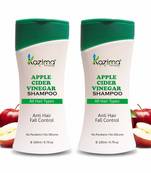 Apple Cider Vinegar Shampoo Pack of 2 with Coconut Milk | Argan oil & Miracle 10 Natural Ingredient in 1