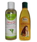 100ML Combo of Olive Oil and Almond Herbal Hair Oil Each  Hair Fall Repair & Hair Fall control