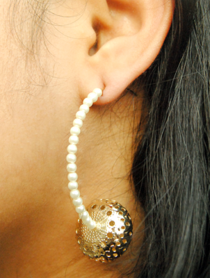 White earrings 2