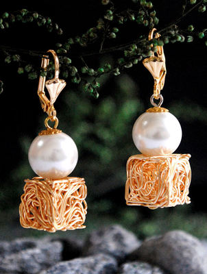 Golden earrings 1