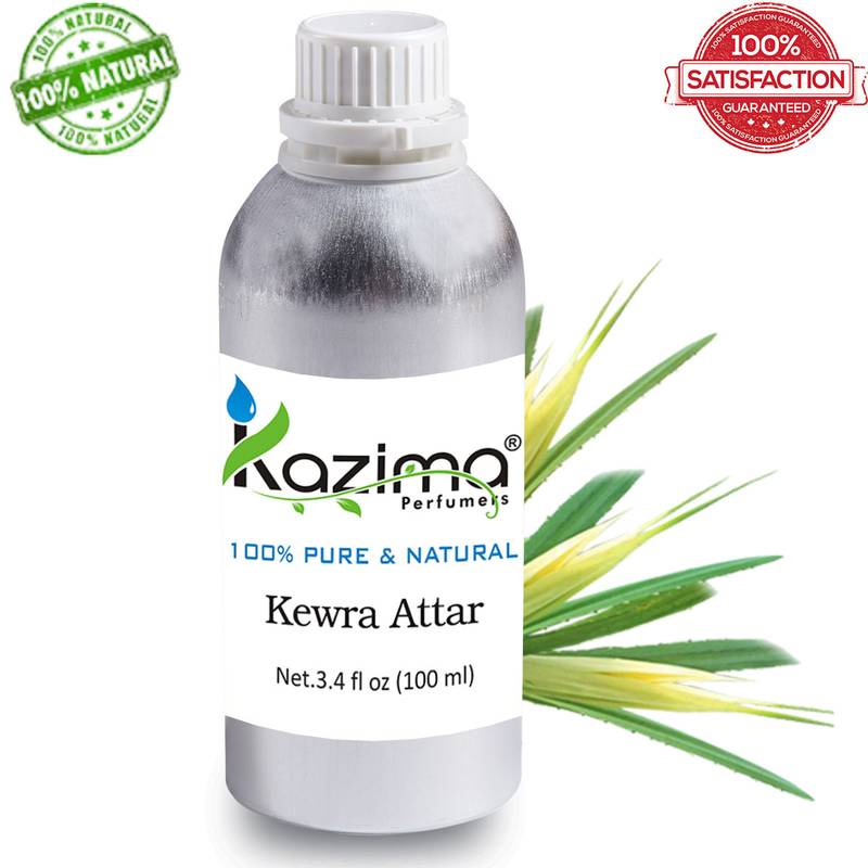 100 ML Kazima Kewra Attar Perfume For Unisex 