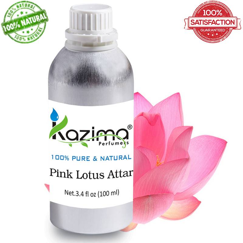 100 ML Kazima Pink Lotus Attar Perfume For Unisex KAZIMA 3242678