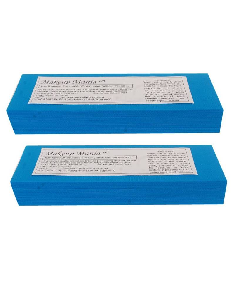 Makeup Mania Plain Waxing Strips - Makeup Mania Code Makeup Mania Plain Waxing Strips - Makeup Mania Code