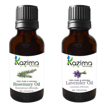 15ml Kazima Combo Set of Rosemary Oil and lavender Essential Oil  1