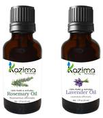 15ml Kazima Combo Set of Rosemary Oil and lavender Essential Oil 