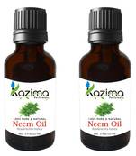 Pack of 2 Kazima Neem Cold Pressed Carrier Oil 