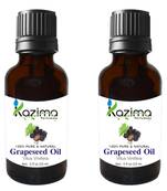 Pack of 2 Kazima Grapeseed Carrier Oil 