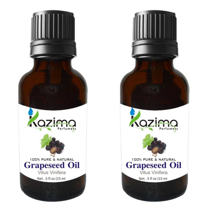 Pack of 2 Kazima Grapeseed Carrier Oil 