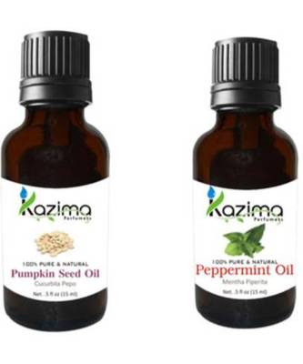 15ml Kazima Combo of Pumpkin Seed Carrier Oil & Peppermint Oil 1