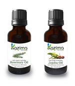 15ml Kazima Combo of Jojoba Oil and Rosemary Oil 