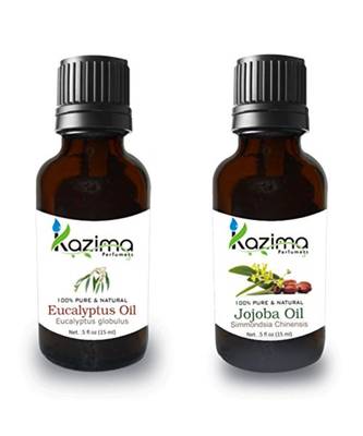 15ml Kazima Combo of Jojoba Oil and Eucalyptus Oil  1