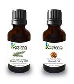 15ml Kazima Combo of Rosemary Oil and Almond Oil 