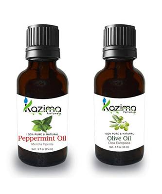 15ml Kazima Combo of Peppermint Oil and Olive Oil  1