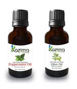 15ml Kazima Combo of Peppermint Oil and Olive Oil 