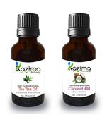 15ml Kazima Combo of Tea tree Oil and Coconut Oil 