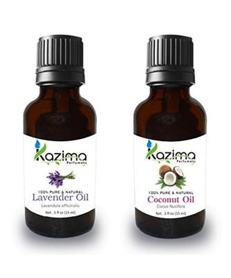15ml Kazima Combo of Lavender Oil and Coconut Oil  1