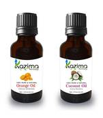 15ml Kazima Combo of Orange Oil and coconut Oil 