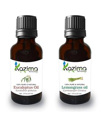 15ml Kazima Combo of Eucalyptus Oil and lemongrass Oil  1