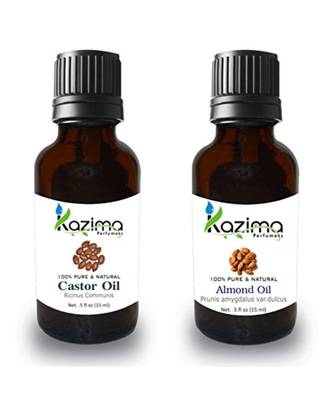 15ml Kazima Combo of Castor Oil and Almond Oil  1