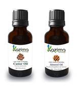 15ml Kazima Combo of Castor Oil and Almond Oil 