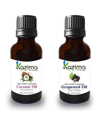 15ml Kazima Combo of Coconut Oil and Grapeseed Oil  1