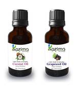 15ml Kazima Combo of Coconut Oil and Grapeseed Oil 
