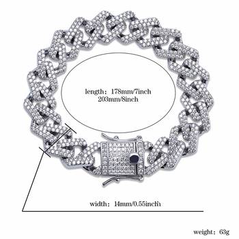 Silver diamond bracelets 5
