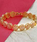 Gold cubic zirconia bracelets
