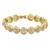 Gold cubic zirconia bracelets