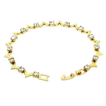 Gold cubic zirconia bracelets 3