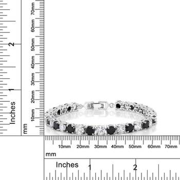 Black cubic zirconia bracelets 4