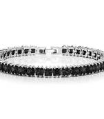 Black cubic zirconia bracelets