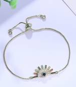 Silver cubic zirconia bracelets