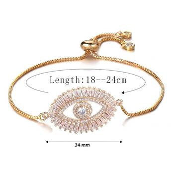 Gold cubic zirconia bracelets 4