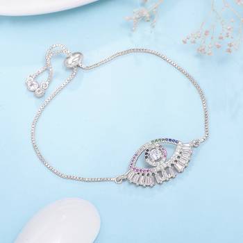 Silver cubic zirconia bracelets 1