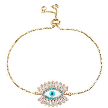 Gold cubic zirconia bracelets 1