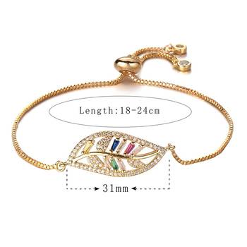 Gold cubic zirconia bracelets 4