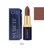 3.8gm Nudeit Matte lipstick By CVB Paris Shade201