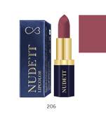 3.8gm Nudeit Matte lipstick By CVB Paris Shade206